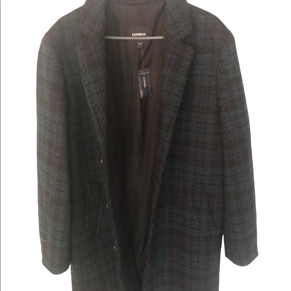 EXPRESS Flannel style Peacoat